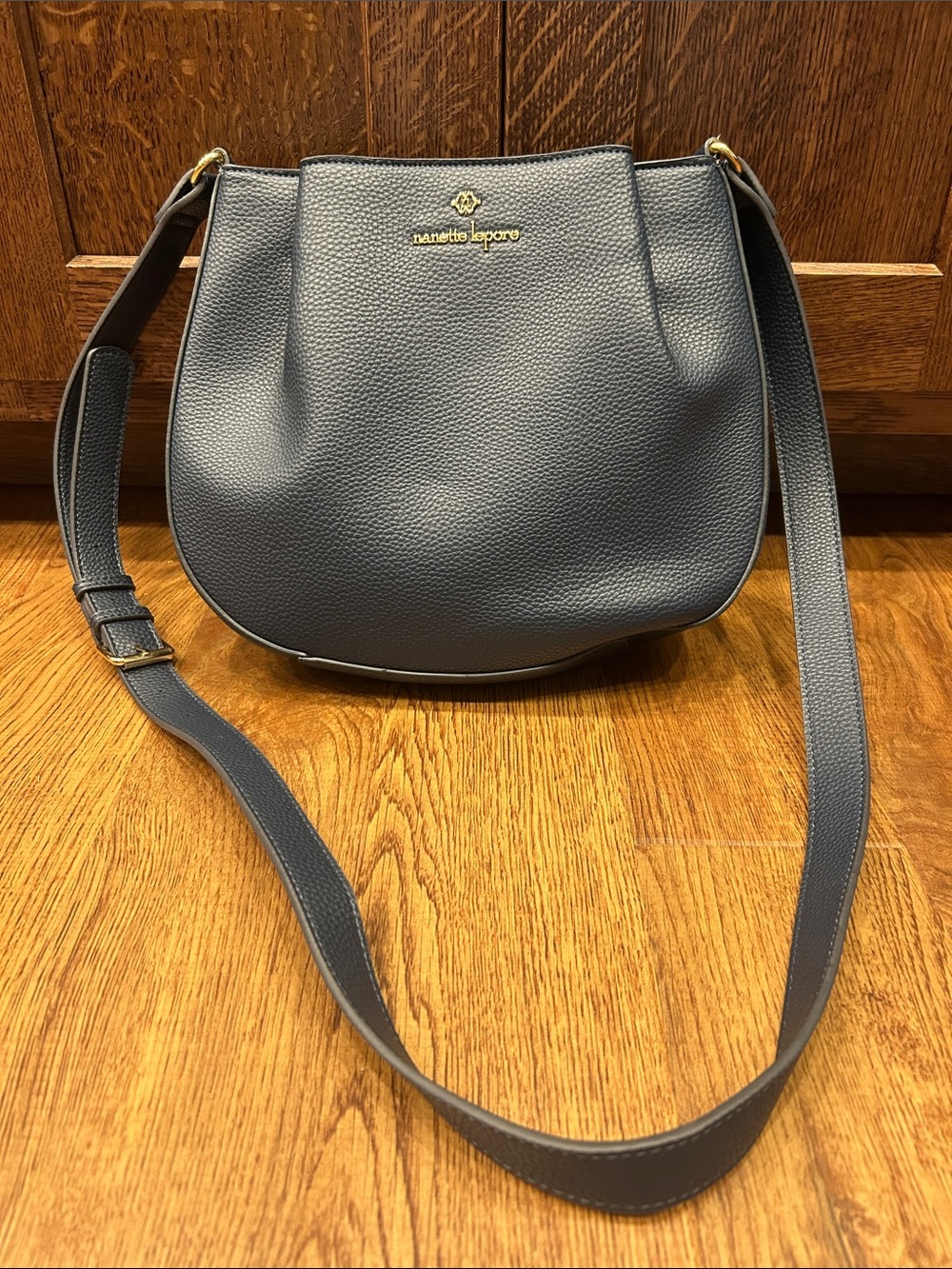 Nanette Lepore Navy Blue Crossbody Bag